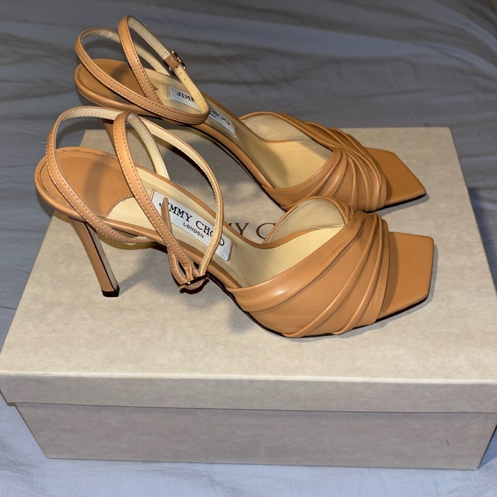 ✨Jimmy Choo Sandals Basil 95 Biscuit ✨